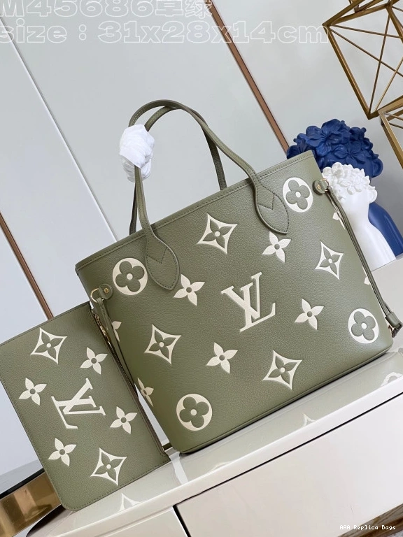Aaa replica bags VUITTON LOUIS NEVERFULL MM 0725